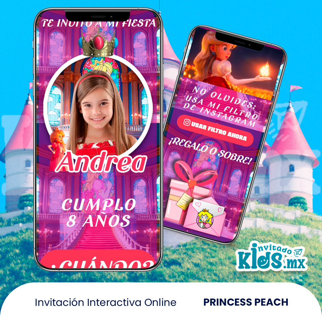 Princess Peach - invitadokids.mx