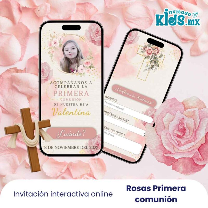 Rosas Primera comunión